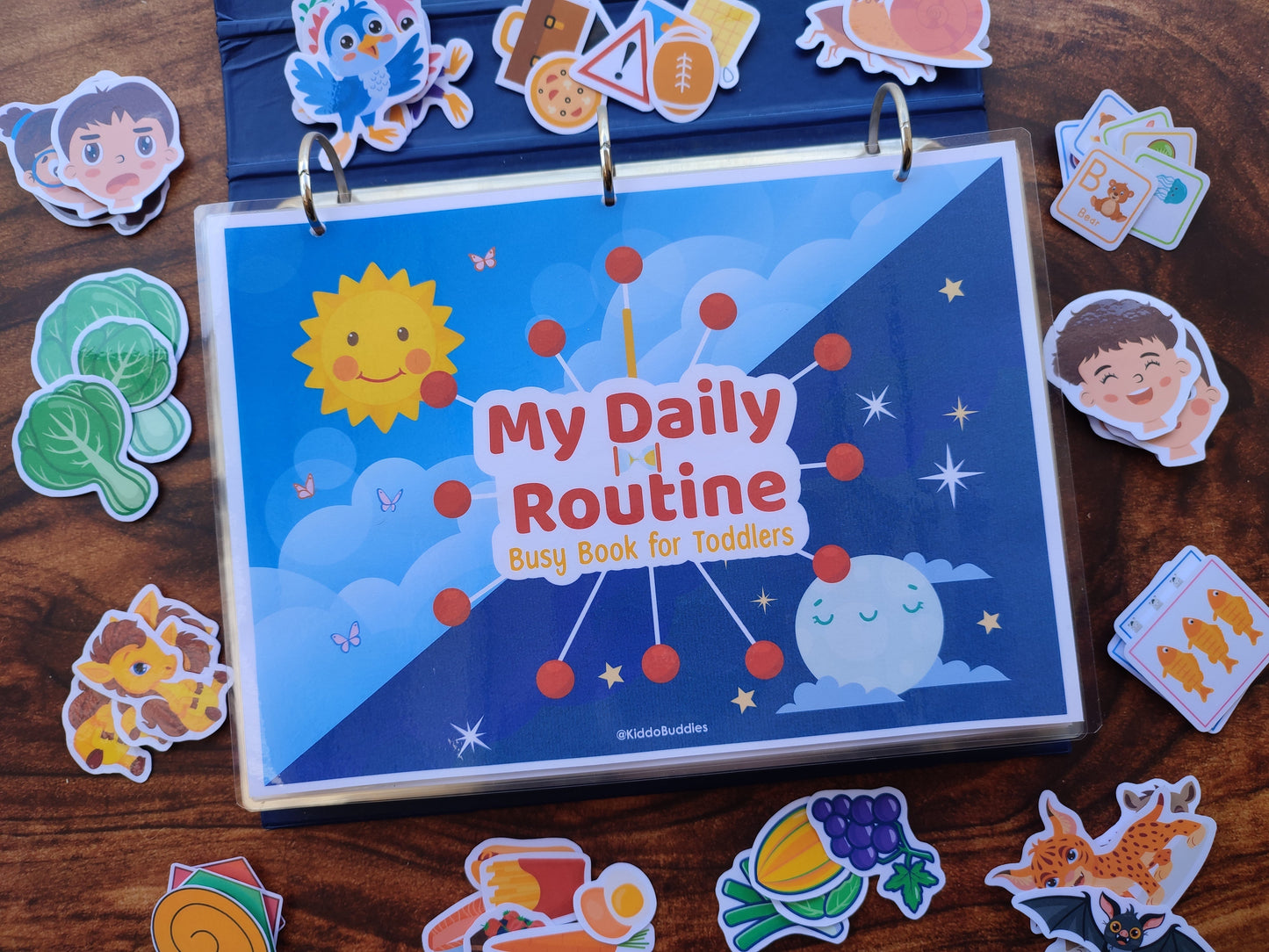 My Daily Routine Busy Book + Morning & Night Routine Charts