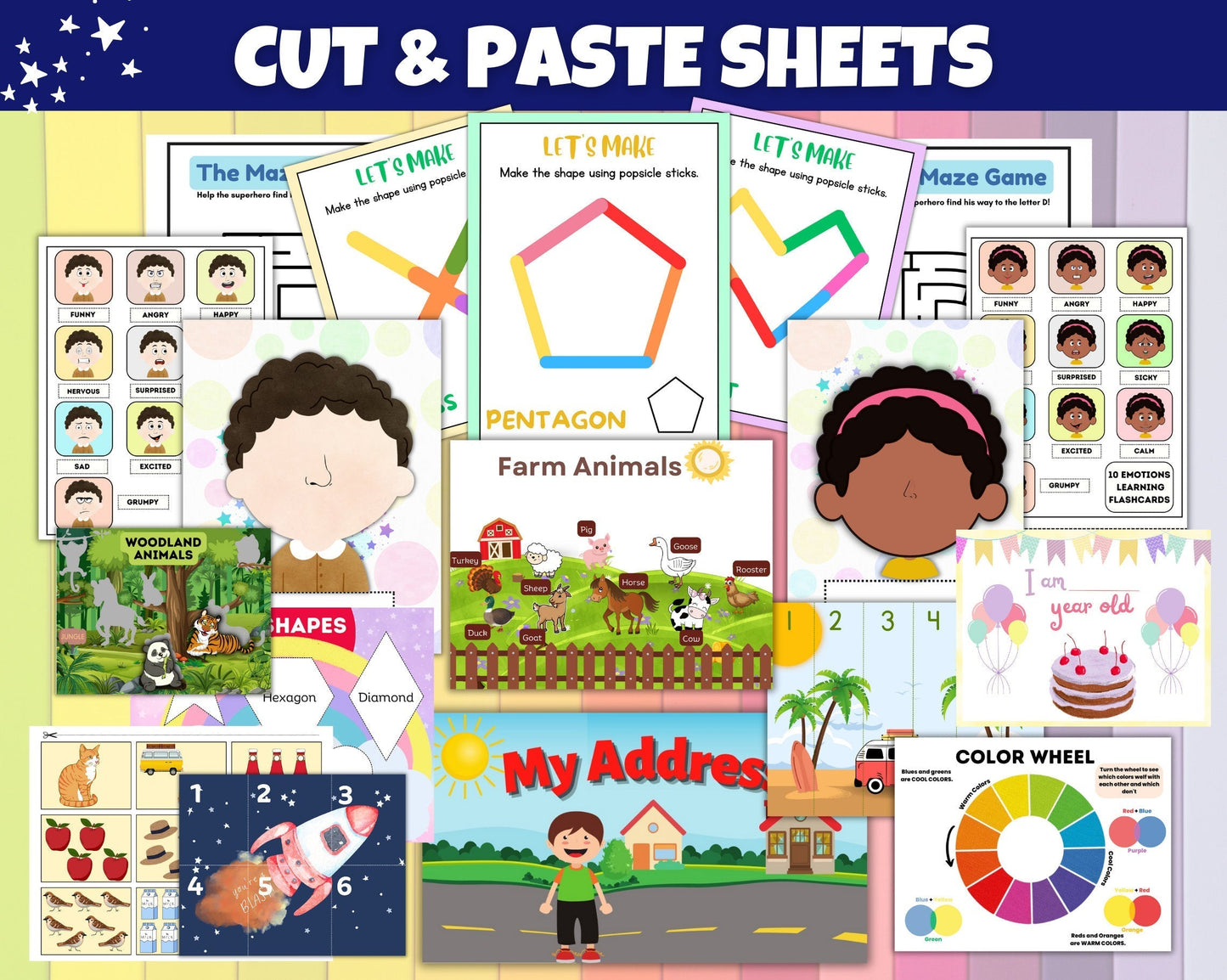 4000+ Educational Kids Activity Pages Bundle - Print Ready
