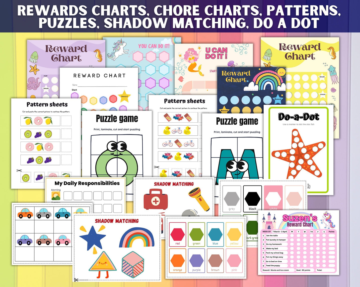 4000+ Educational Kids Activity Pages Bundle - Print Ready