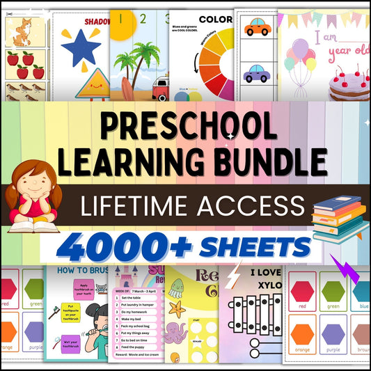 4000+ Educational Kids Activity Pages Bundle - Print Ready