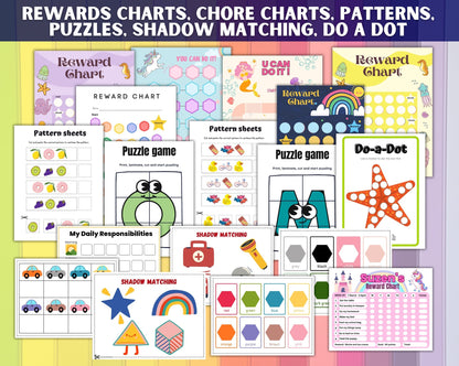 4000+ Educational Kids Activity Pages Bundle - Print Ready